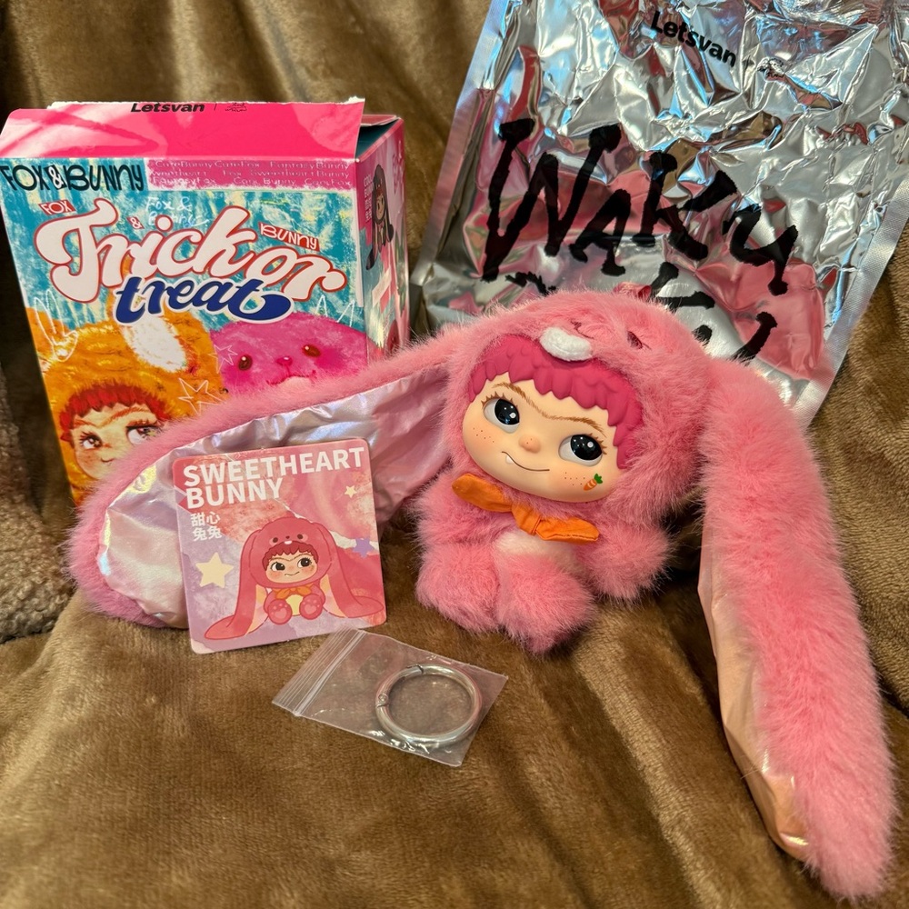 MINISO WAKUKU Fox&Bunny Trickor Treat Series Blind Box Cool Fox Sweetheart Bunny